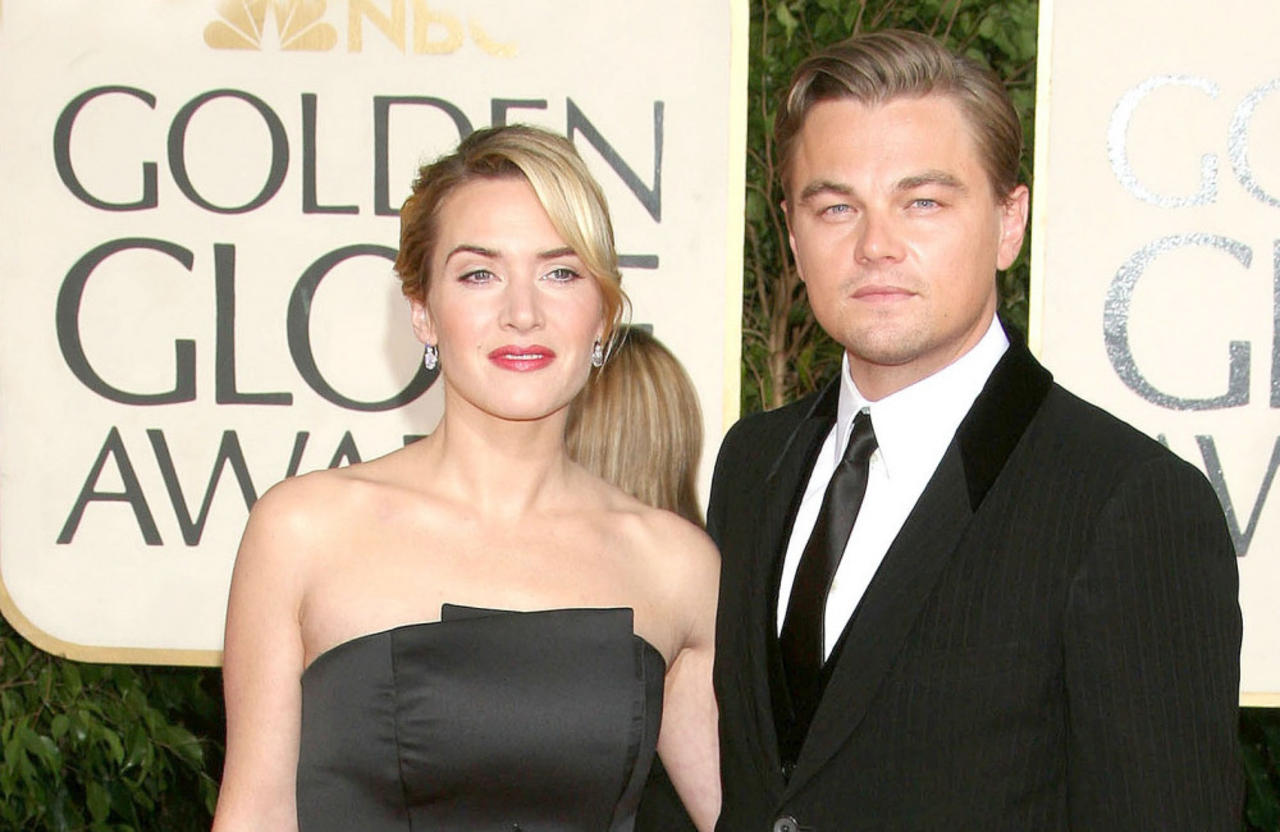 Kate Winslet was emotional during her reunion with Leonardo DiCaprio