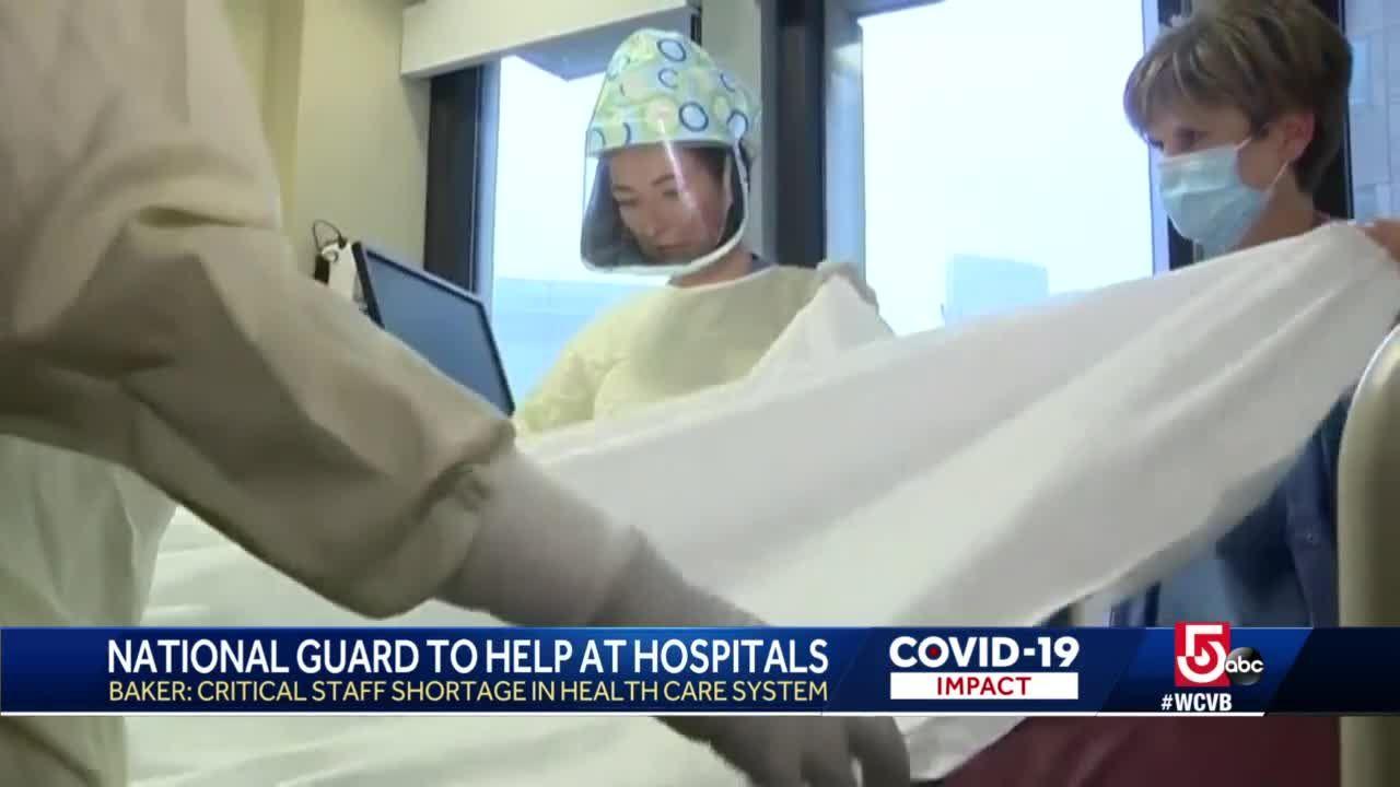 Hospitals welcome National Guard's help as COVID-19 cases rise