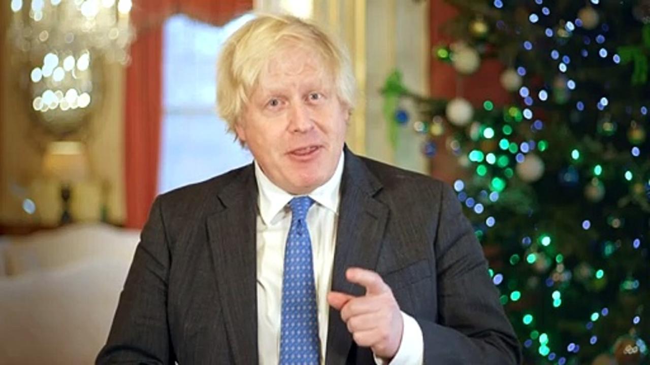 Prime Minister Boris Johnson delivers Christmas message