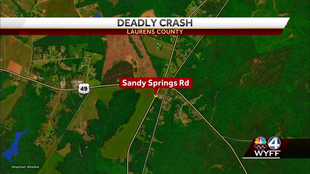 Deadly crash in Laurens County