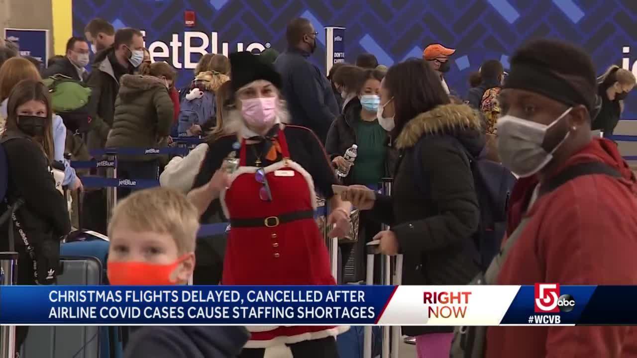 Staffing challenges, weather delays impact Boston Christmas Day flights