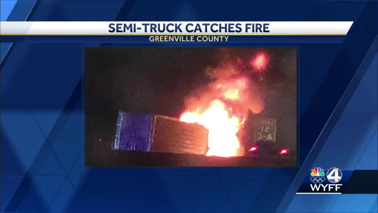 tractor trailer fire