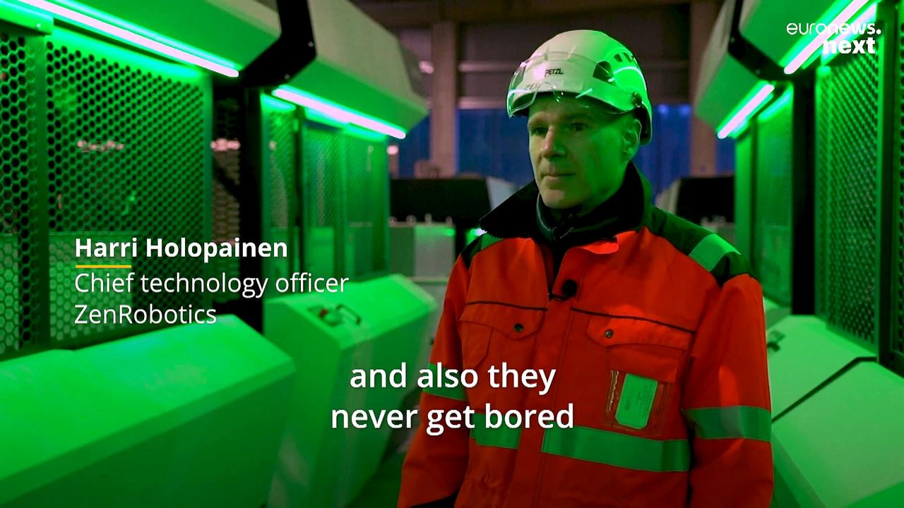 Hi-tech AI-powered robots are replacing recycling centre workers in Finland