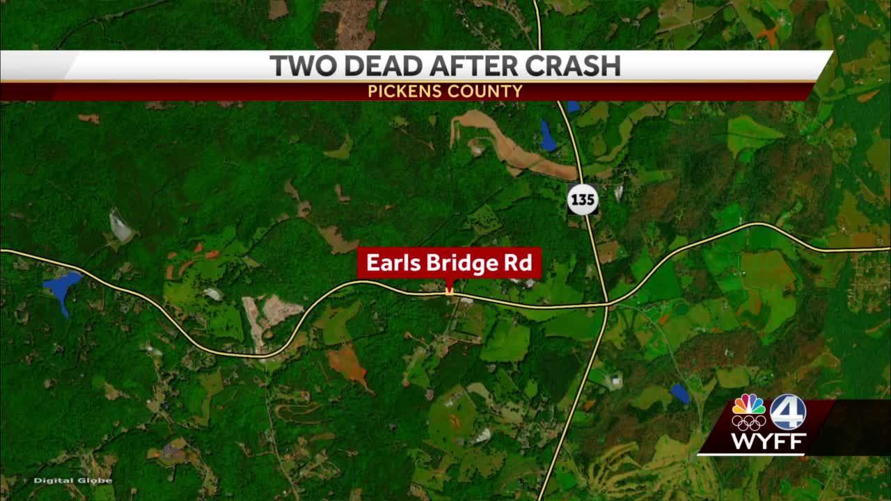 Two people dead after crash in Pickens County, troopers say
