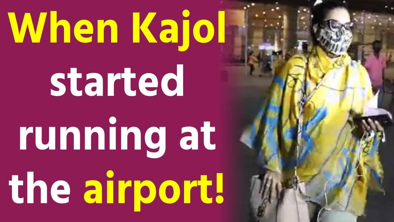 When Kajol started running at the airport!