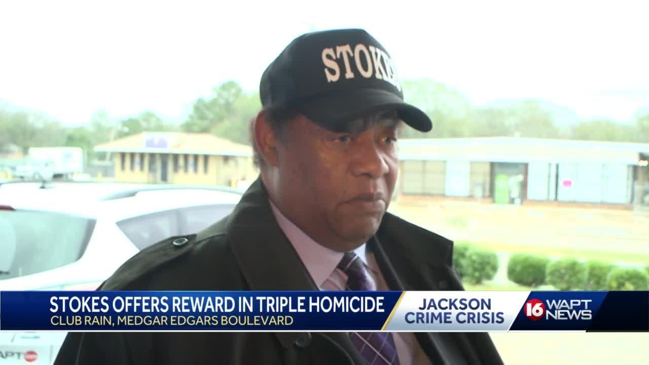 Stokes offers reward in triple homicide