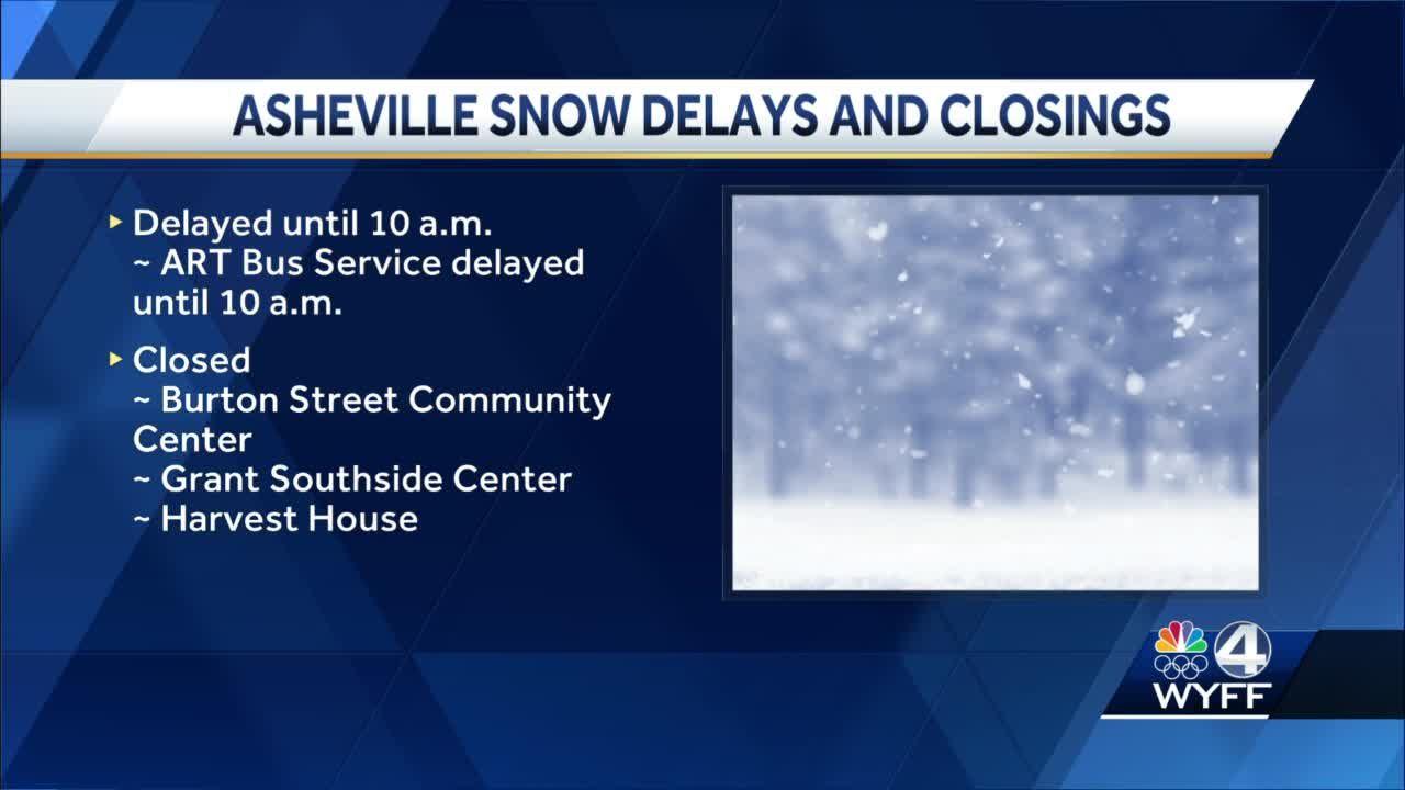 Asheville Snow Delays
