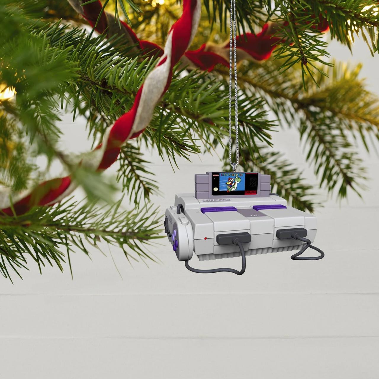 This SNES Christmas ornament is the perfect gamer gift!
