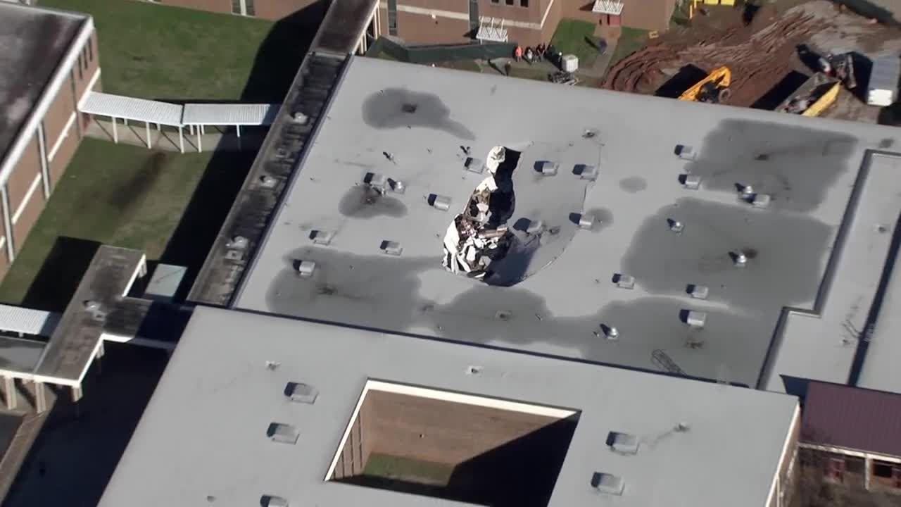 Westside High School roof saves in