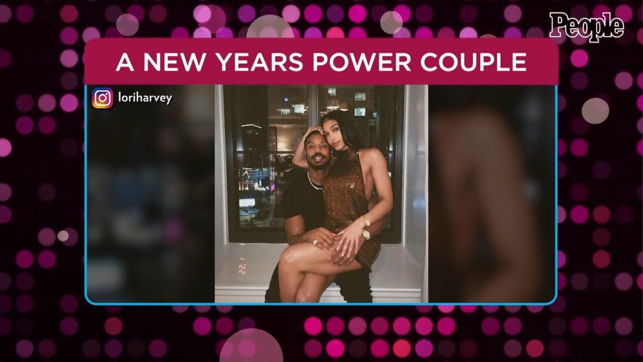 Michael B. Jordan and Girlfriend Lori Harvey Share a Steamy Kiss in PDA-Filled New Year's Eve Photos