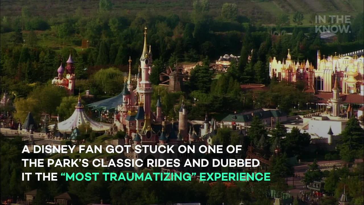 TikToker records 'traumatizing' experience getting stuck on Disneyland ride