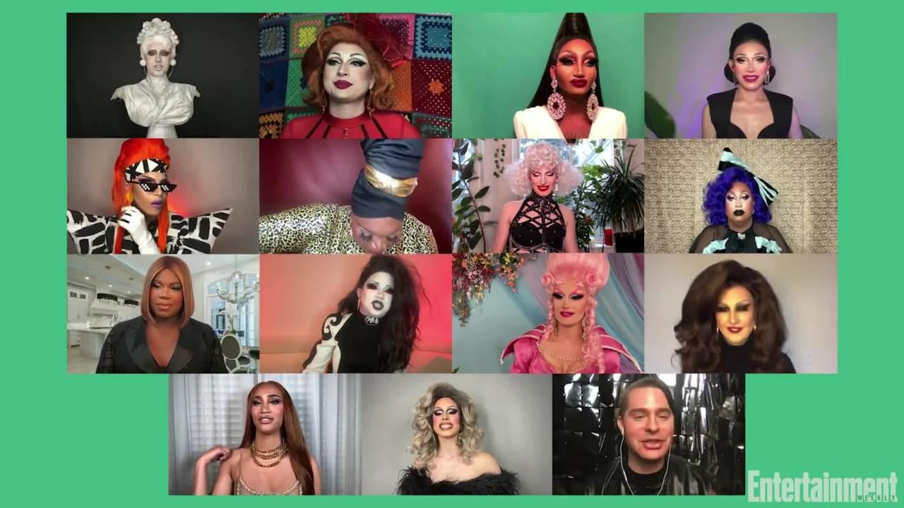 Yvie Oddly Crashes ‘RuPaul’s Drag Race’ Season 14 Cast Interview as Willow Pill Talks About Their Friendship