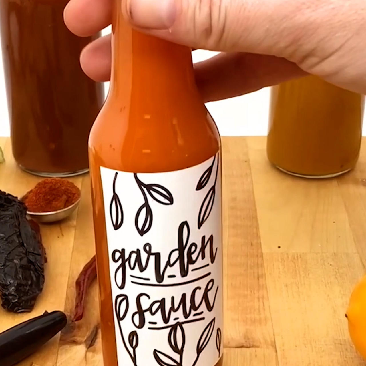 Craft your own spicy sauces with this DIY Hot Sauce Making Kit