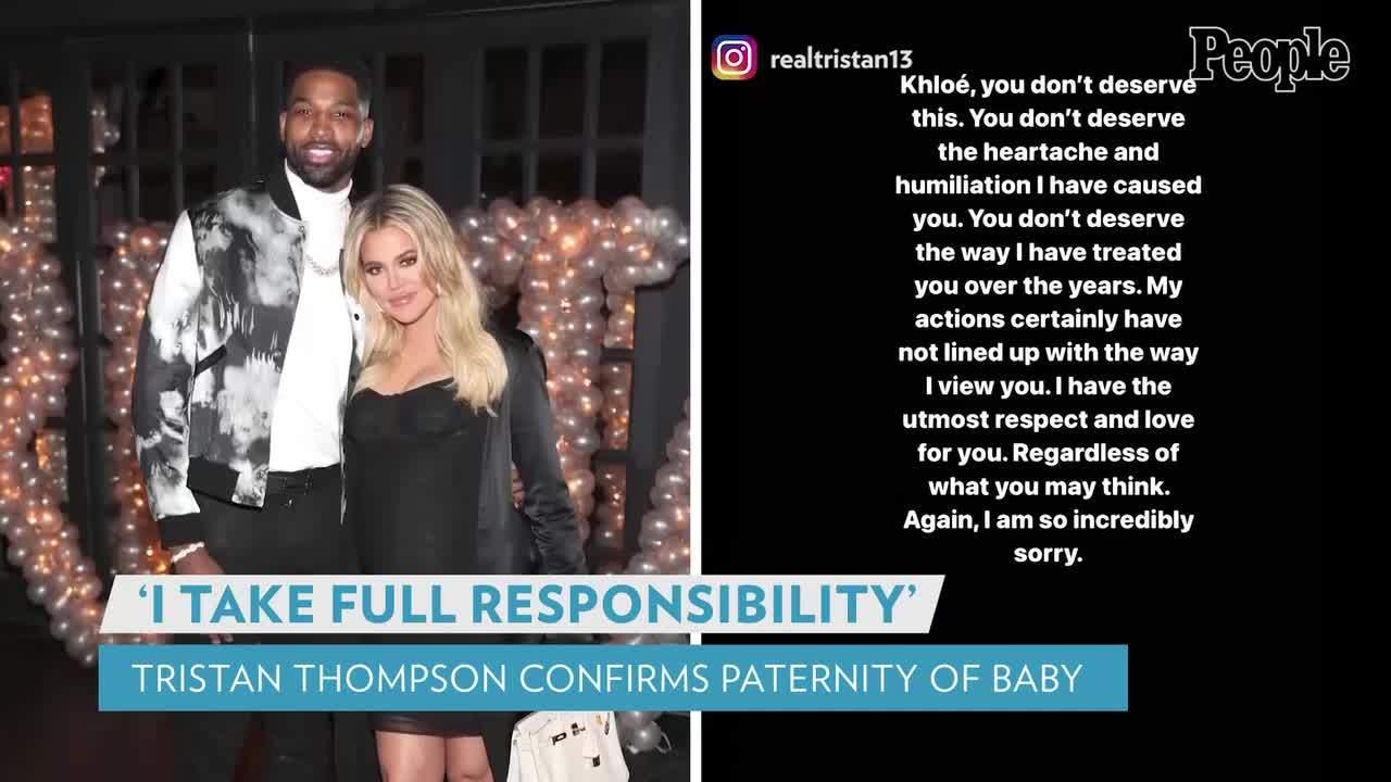 Tristan Thompson Confirms He Is the Father of Third Baby, Apologizes to Khloé Kardashian