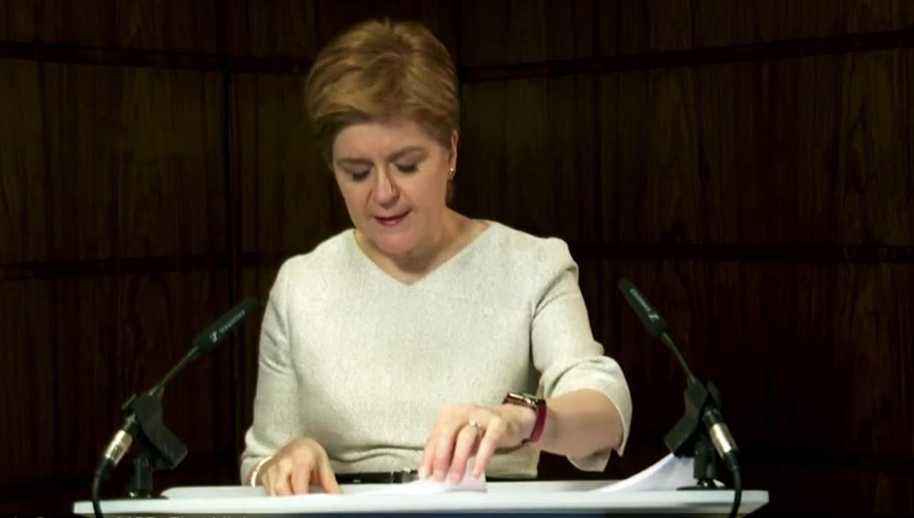 Sturgeon: NHS staff are 'depleted and ever more exhausted'