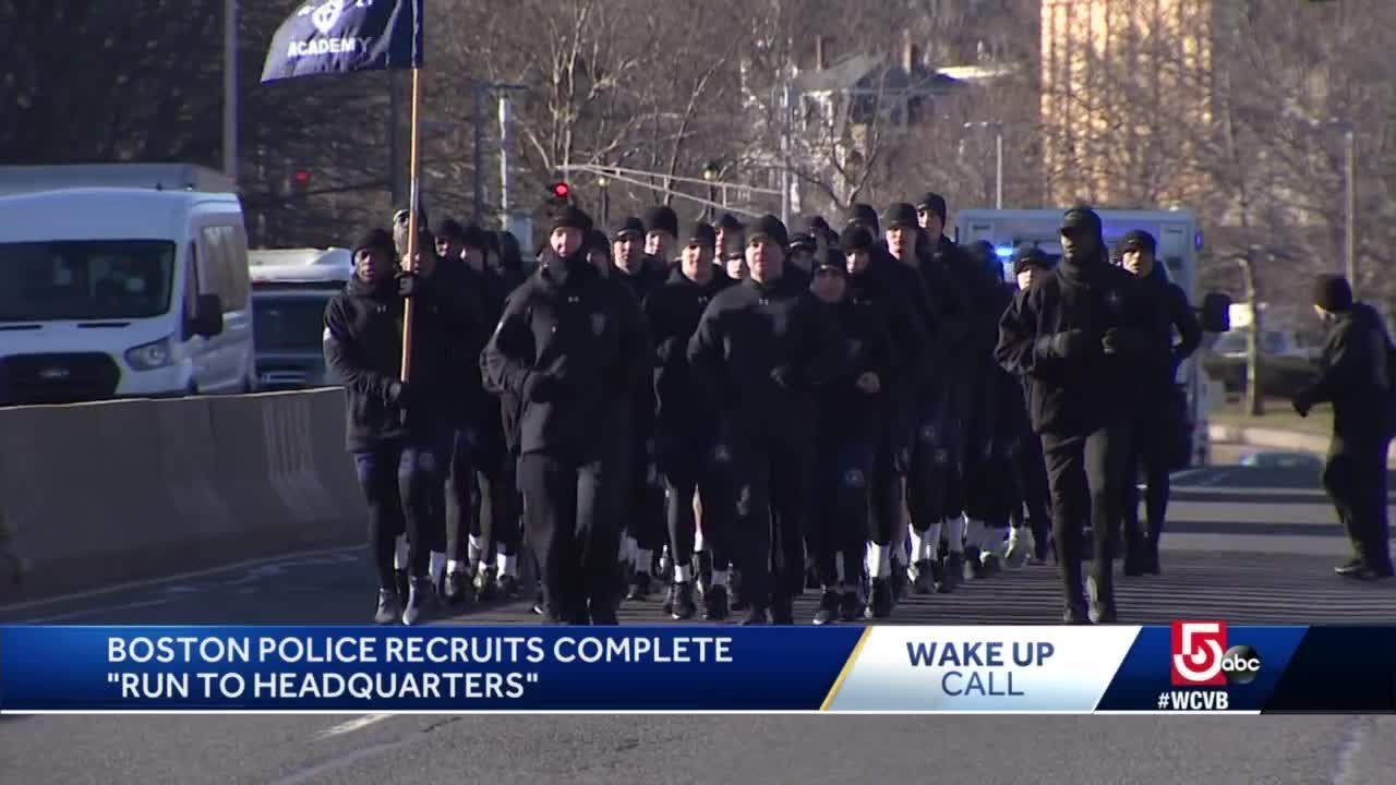 Wake Up Call from Boston Police Department recruits