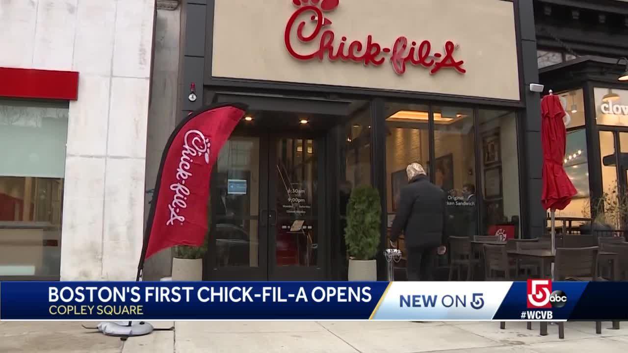 Chick-fil-A opens first location in Boston