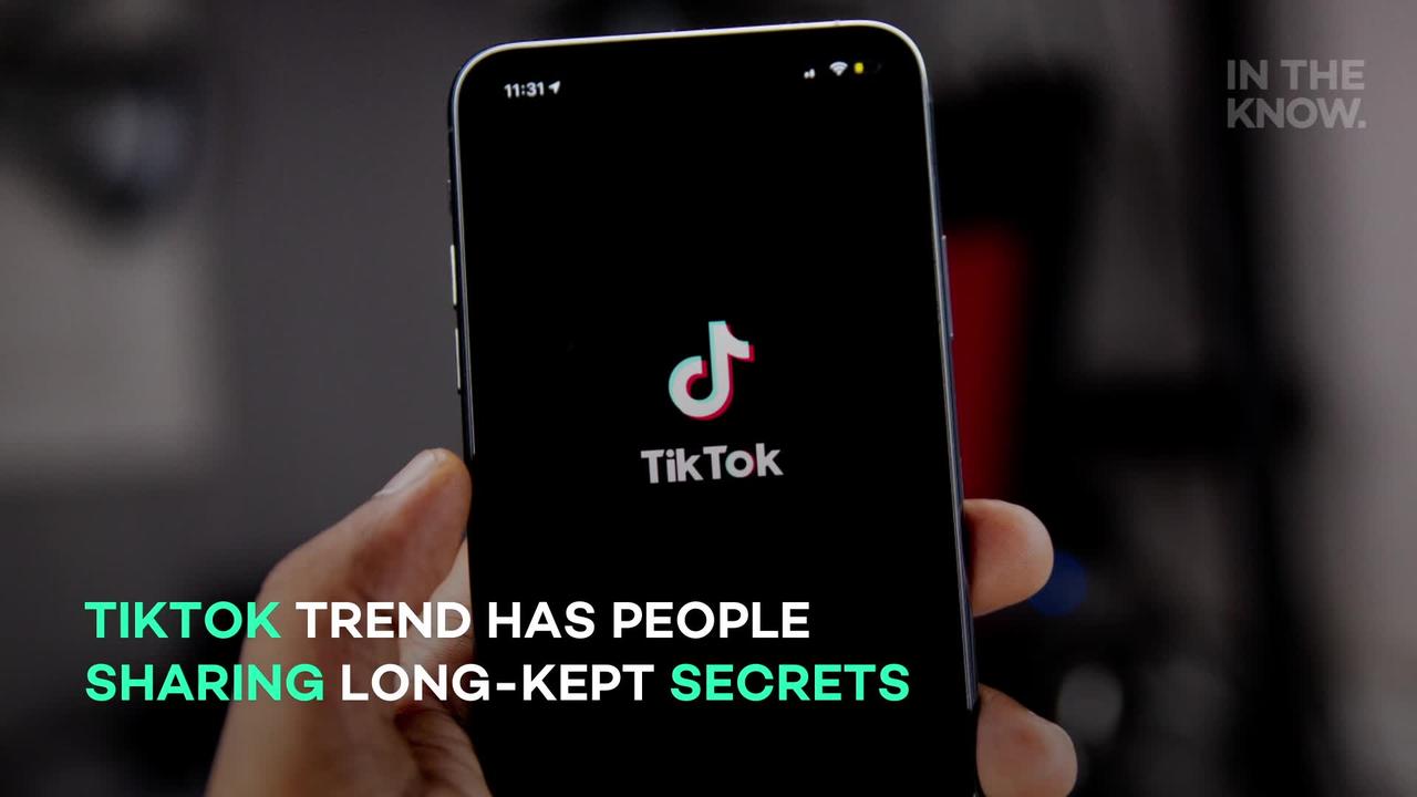 TikTok trend has people  sharing long-kept secrets