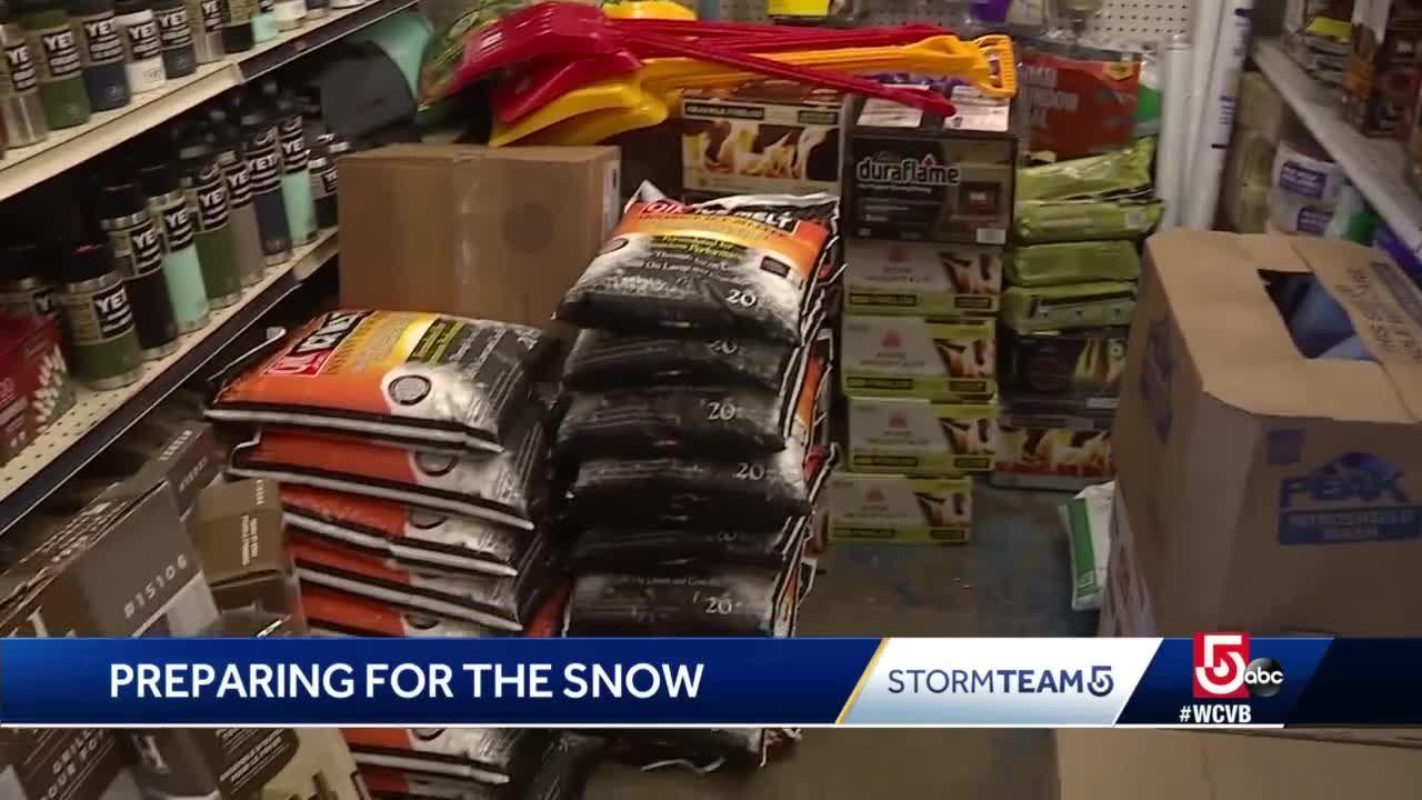 Boston residents ready for first storm of season