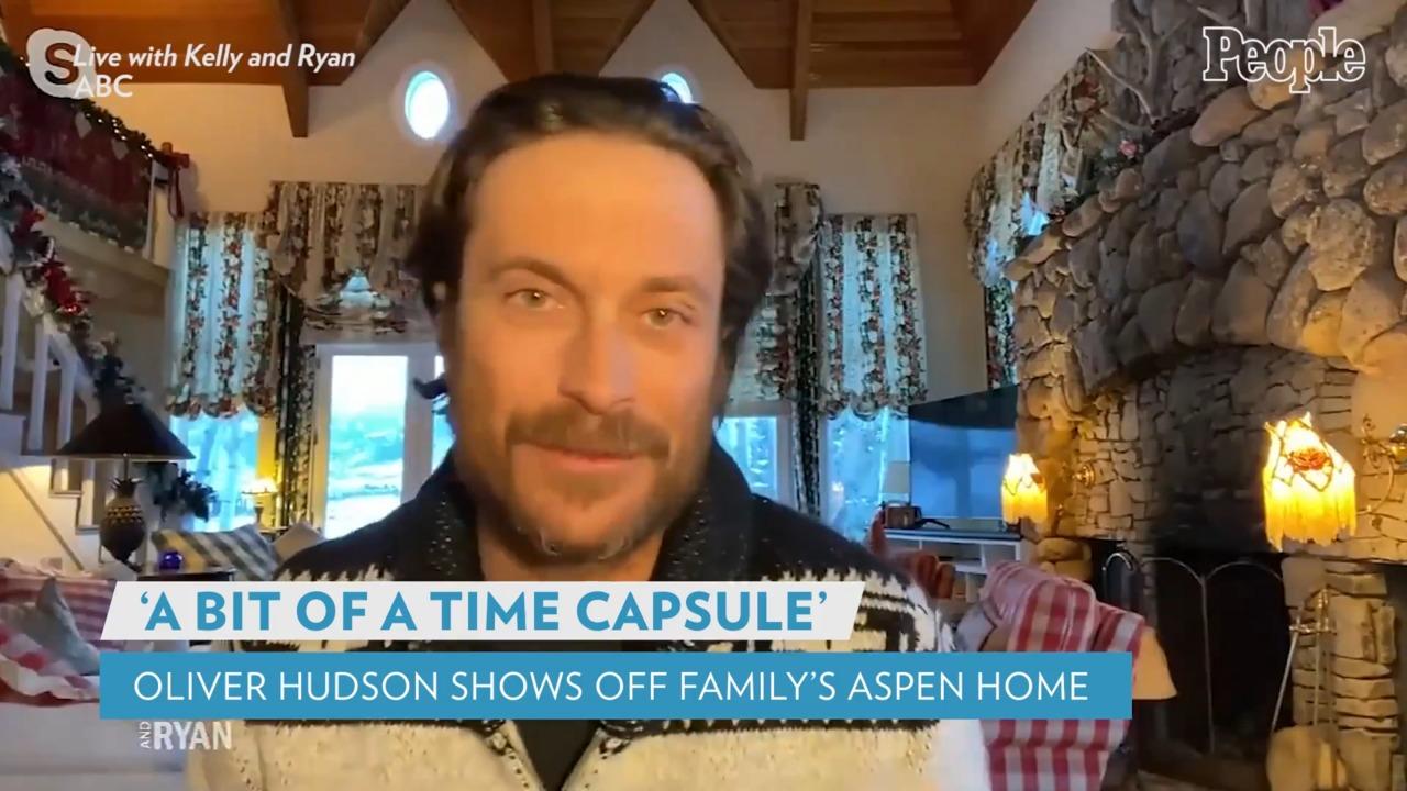 Oliver Hudson Shows Off Mom Goldie Hawn and Kurt Russell's Aspen Home: 'Curtains Are 30 Years Old'
