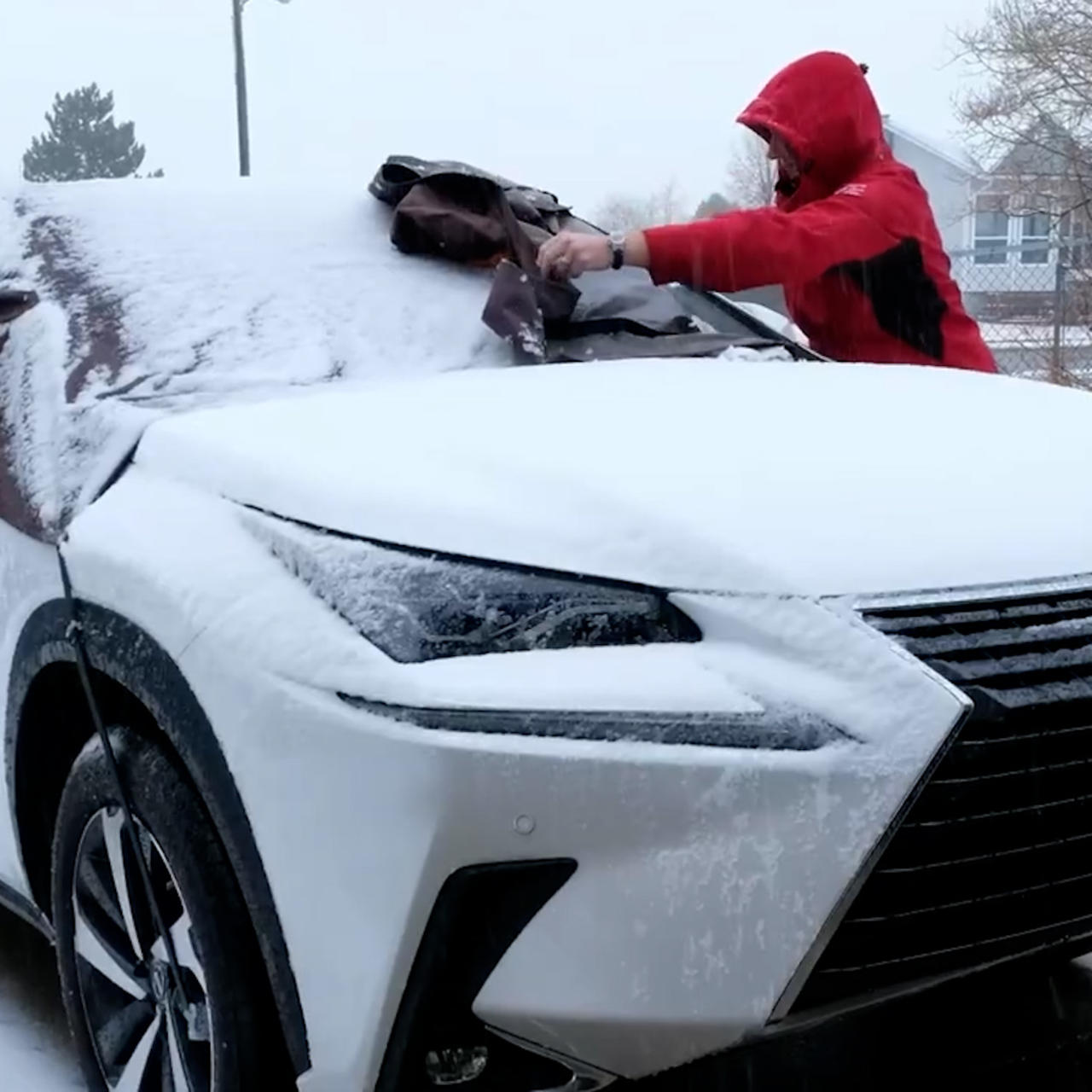 The AstroAI Windshield Cover saves you from the early morning ice scraping