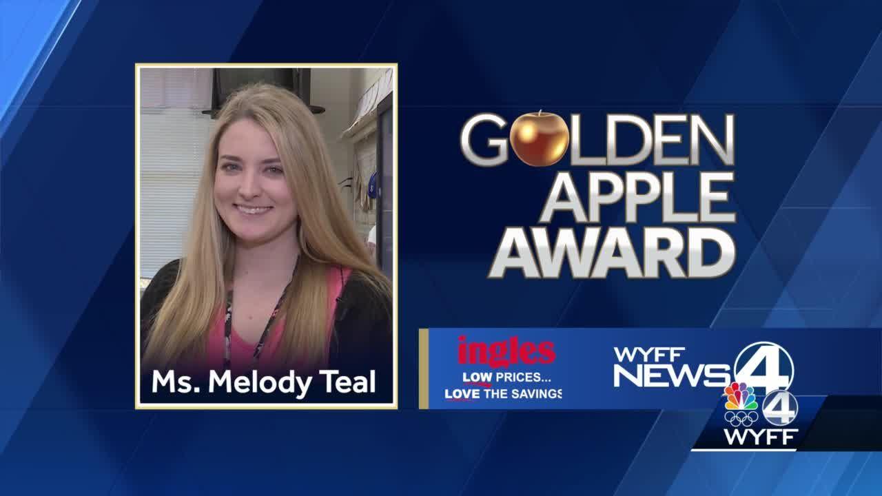 Melody Teal wins Golden Apple Award