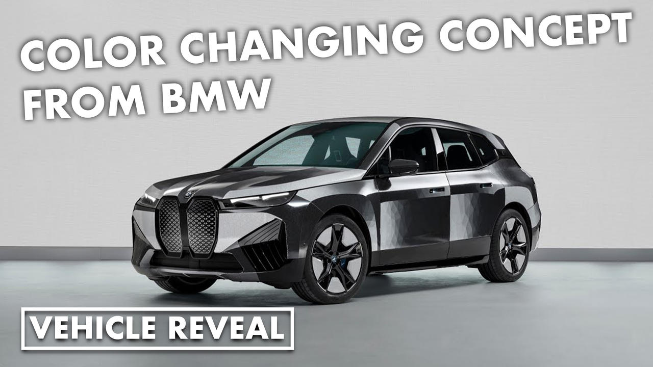BMW iX Flow color changing concept vehicle