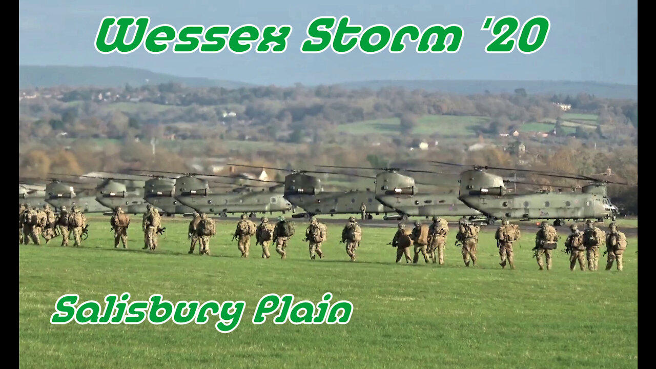 Wessex Storm '20 - massive Paratrooper airlift onto Salsbury Plain
