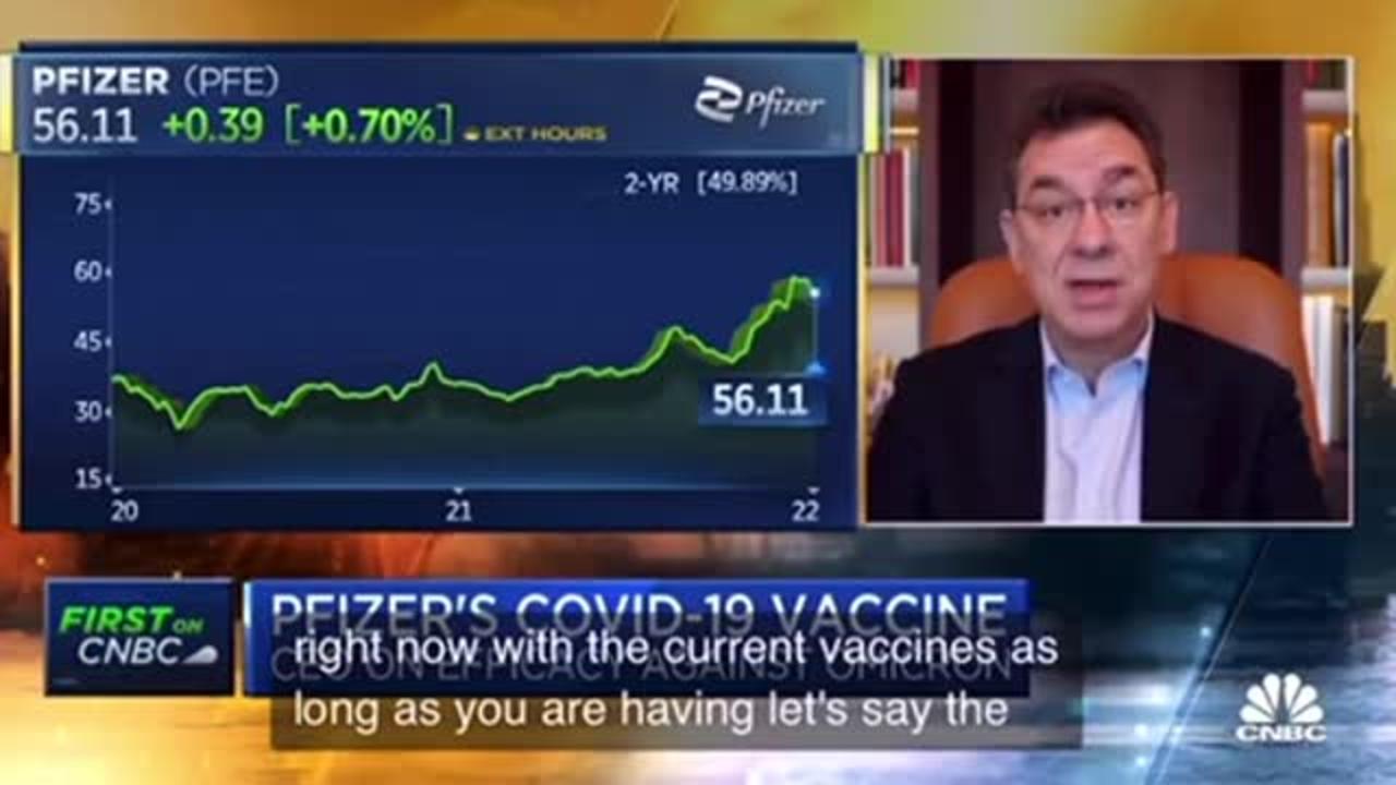 Pfizer CEO: We are working on a new “Omicron specific” vaccine