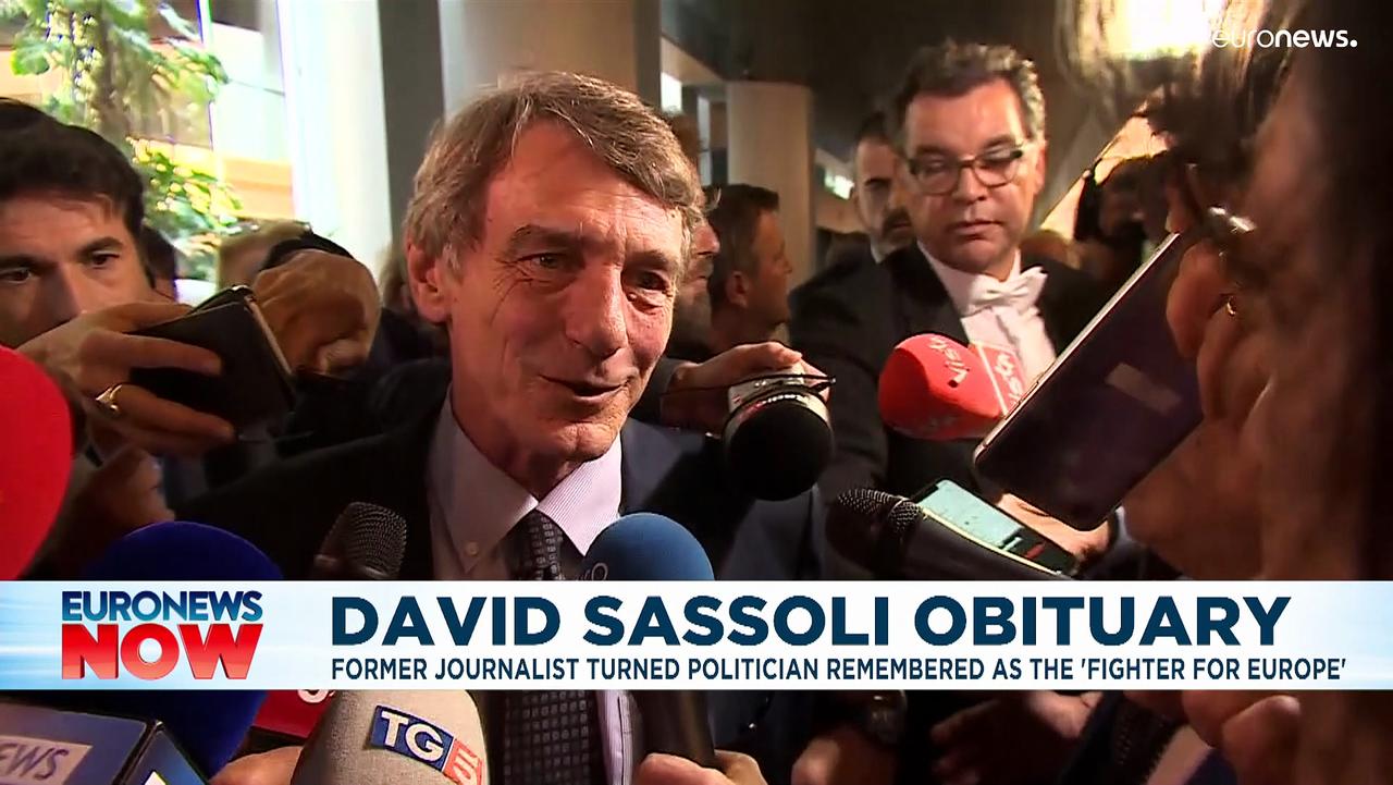 David Sassoli: Ursula von der Leyen leads tributes to European Parliament President