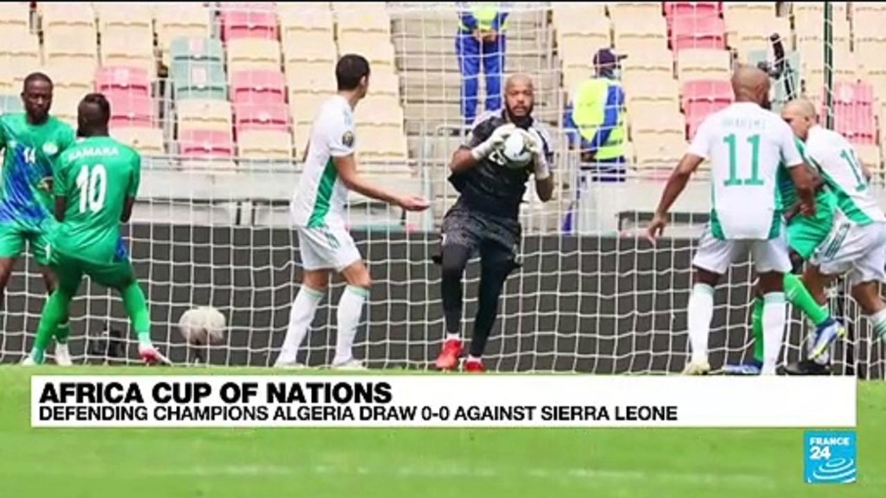 Africa Cup of Nations: Defending champions Algeria draw 0-0 against Sierra Leone