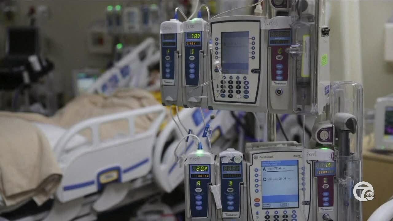 Michigan breaks record for adults hospitalized with COVID, but not all are there because of it