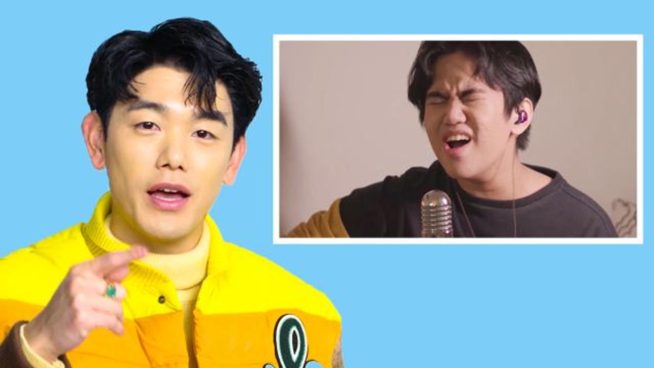Eric Nam Watches Fan Covers on YouTube