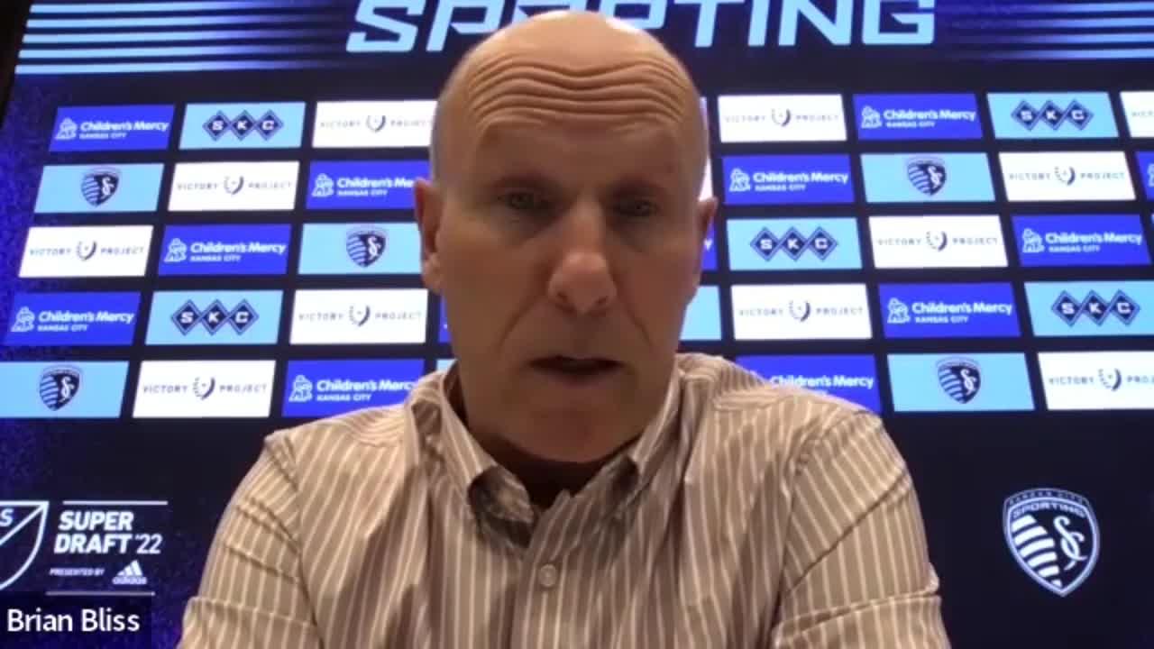 Sporting KC chief Brian Bliss discusses their 2 MLS SuperDraft selections