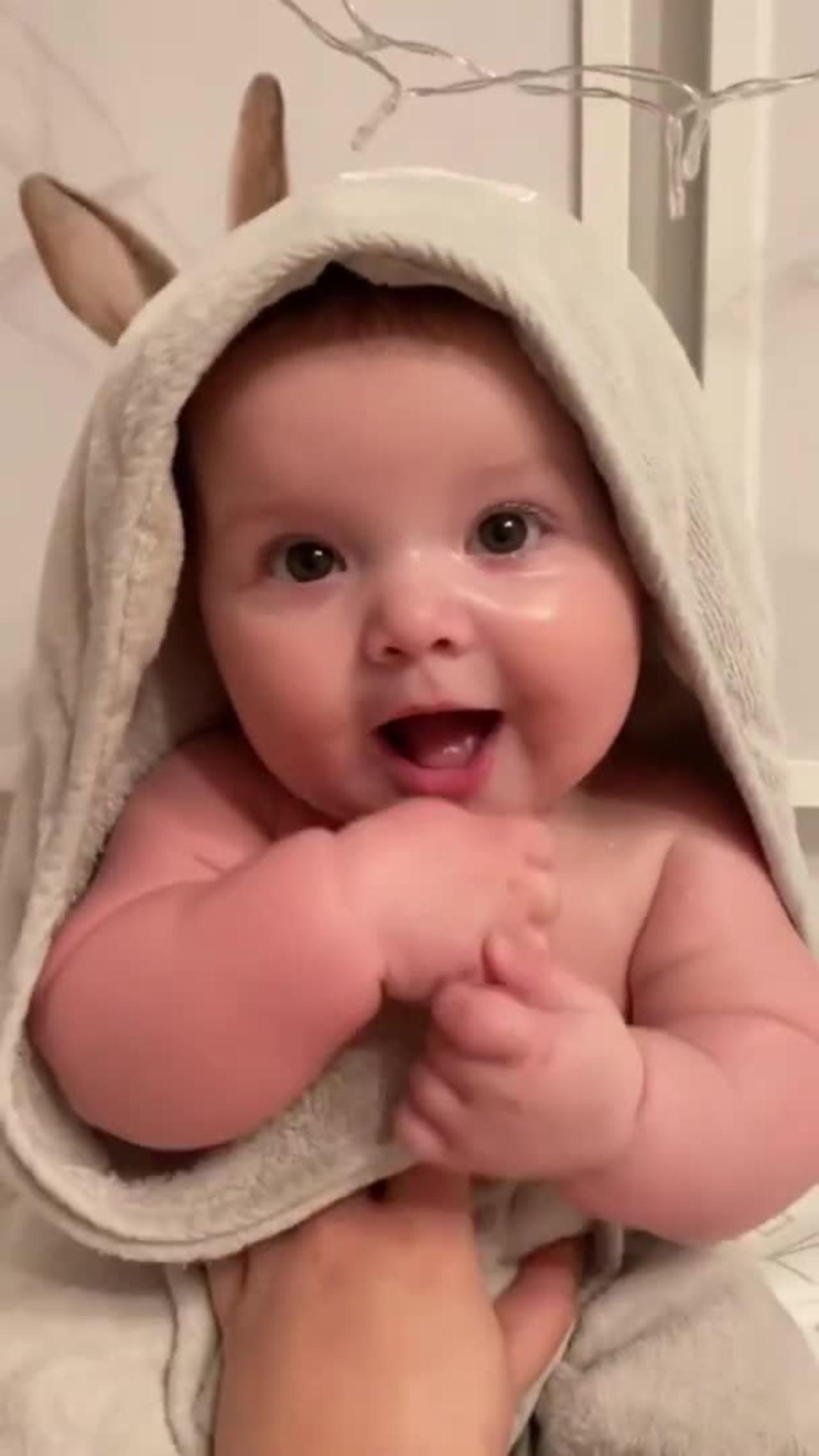 Cute chubby baby - Funny video #55 #shorts