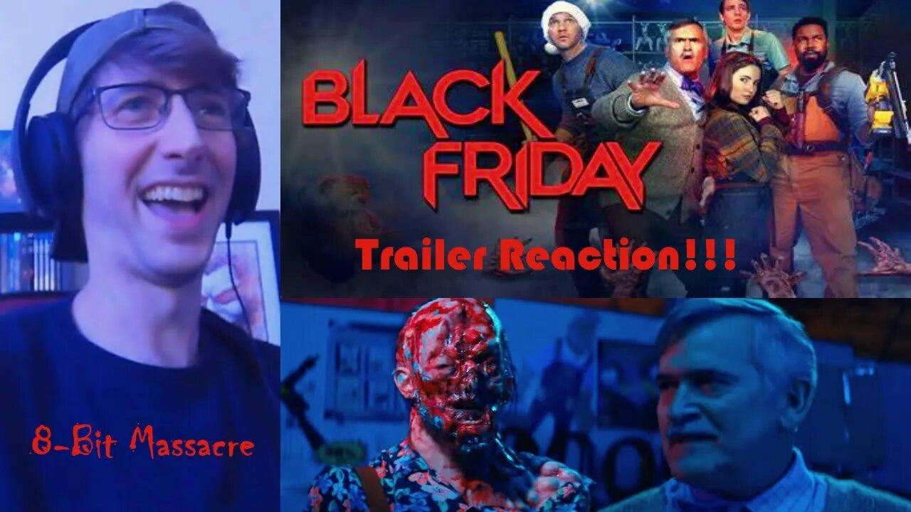 Black Friday Trailer Reaction!!! (Bruce Campbell Horror Comedy) 🎃