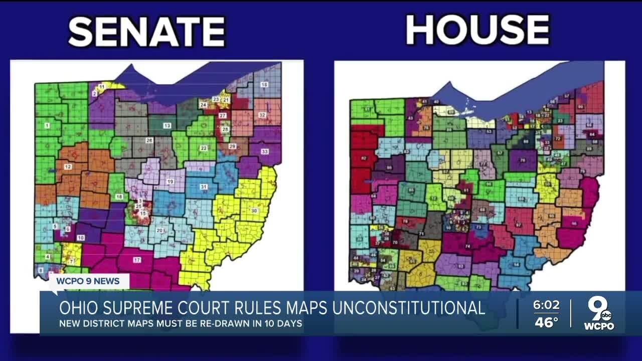 Ohio Supreme Court rules district maps unconstitutional