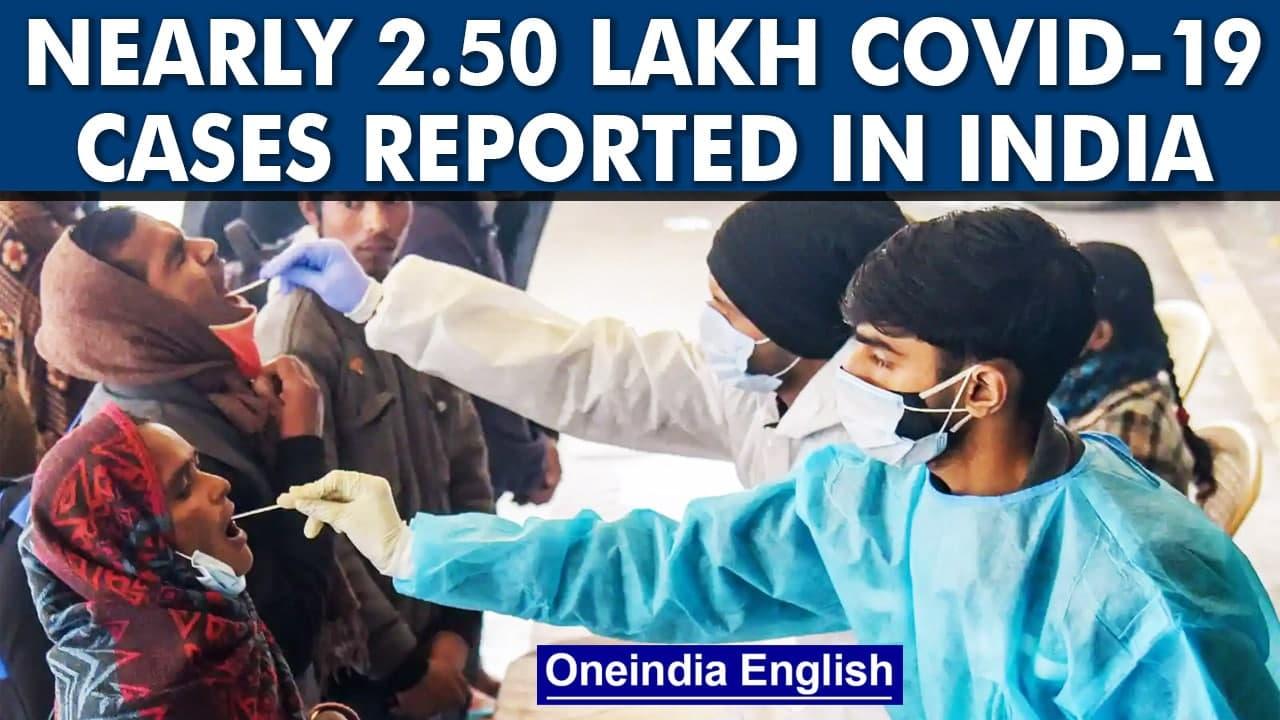 Covid-19 cases in India jump to nearly 2.50 lakh, 5,488 Omicron cases | Oneindia News