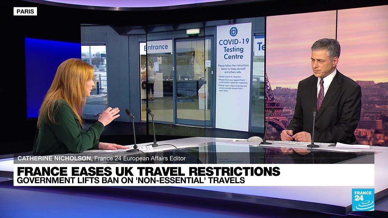 France eases UK travel restrictions