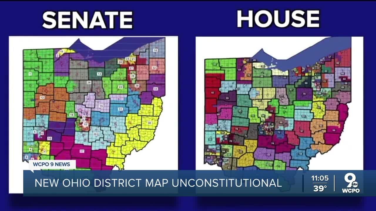 New Ohio district maps ruled unconstitutional