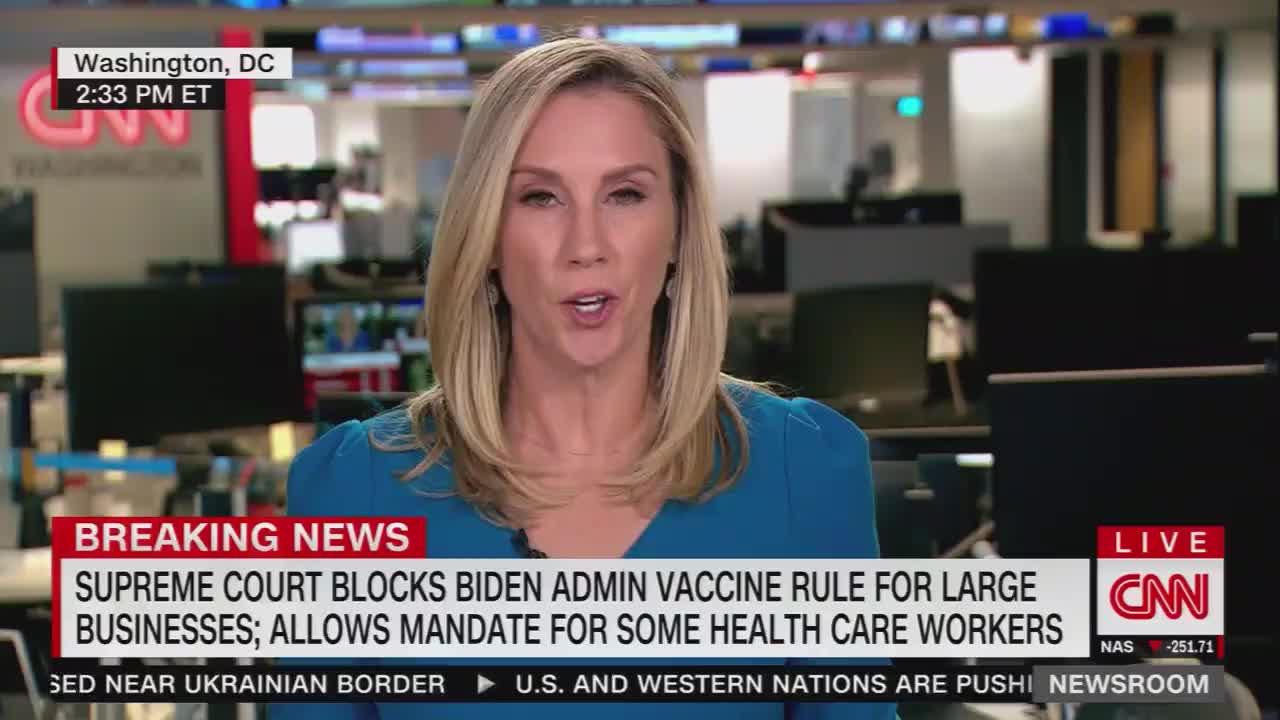 Supreme Court BLOCKS Biden's vaccine mandate for large workplaces