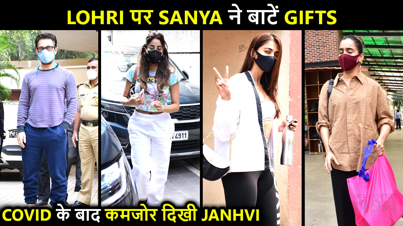 Aamir's Sweet Gesture, Sanya Distributes Gift, Janhvi Spotted After Covid Negative