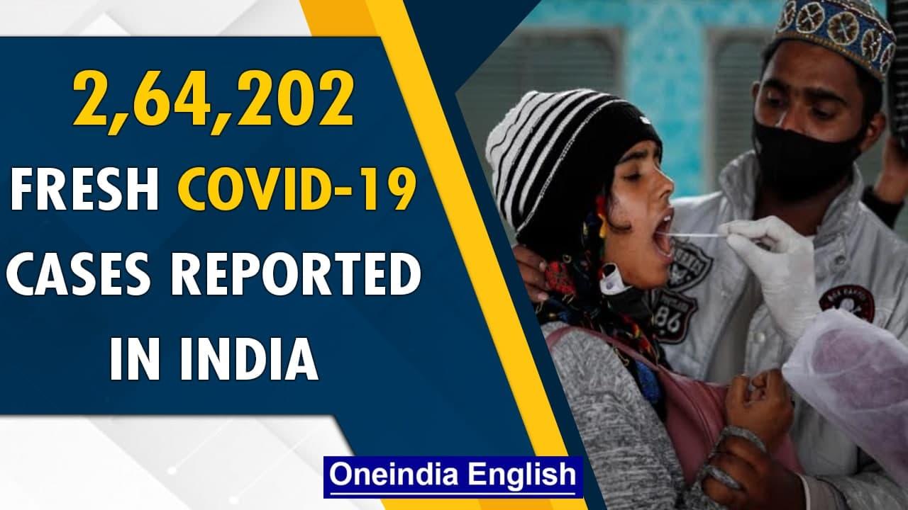 Covid-19 Update: India reported 2,64,202 fresh cases in 24 hours | Oneindia News
