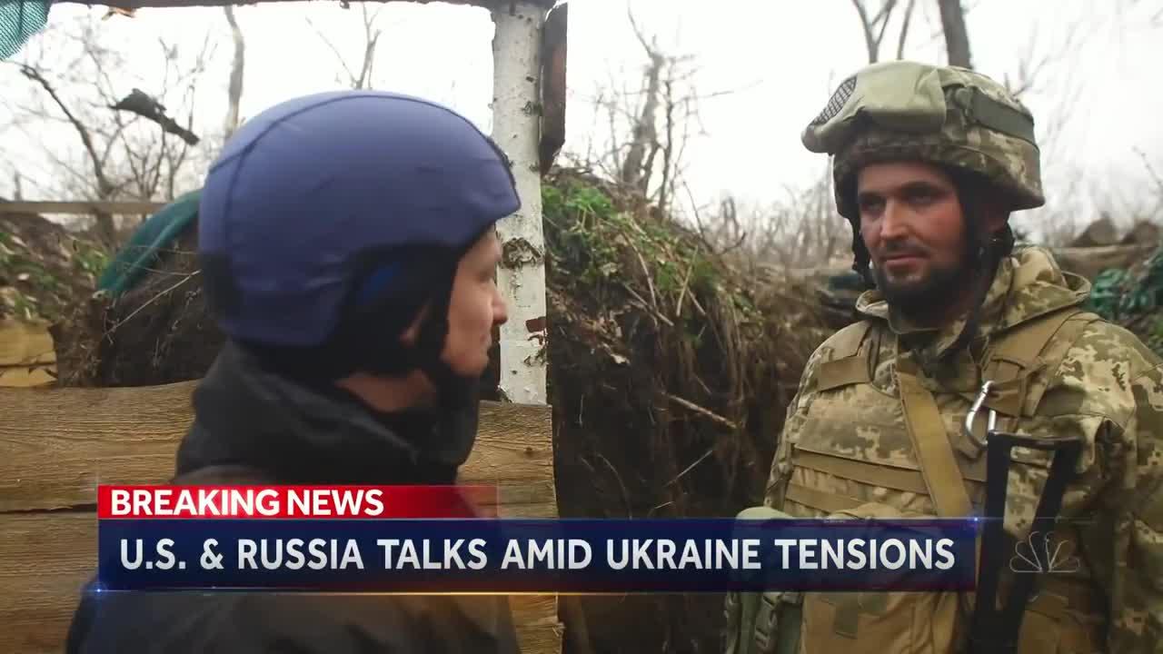 On The Front Line In Ukraine Amid Tense Diplomatic Negotiations Between The United States And Russia