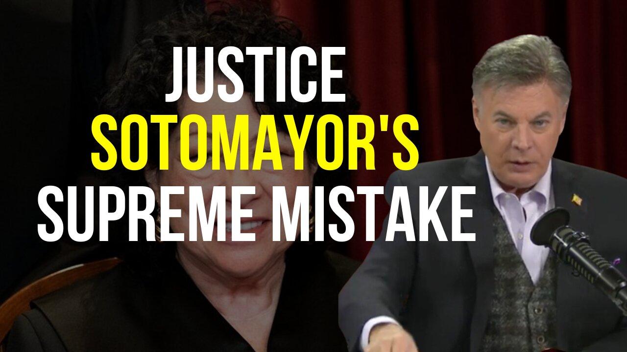 Justice Sotomayor's Supreme Mistake | Lance Wallnau