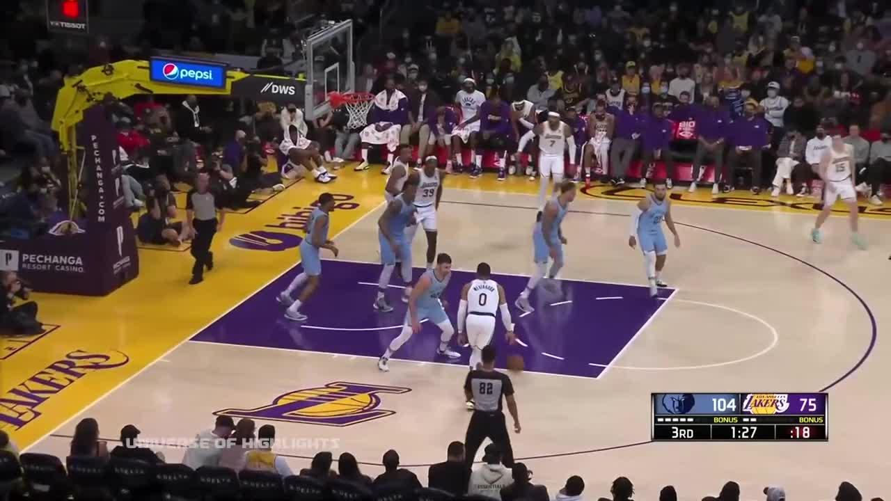 Los Angeles Lakers vs Memphis Grizzlies Full Game Highlights _ 2021-22 NBA Season-720p