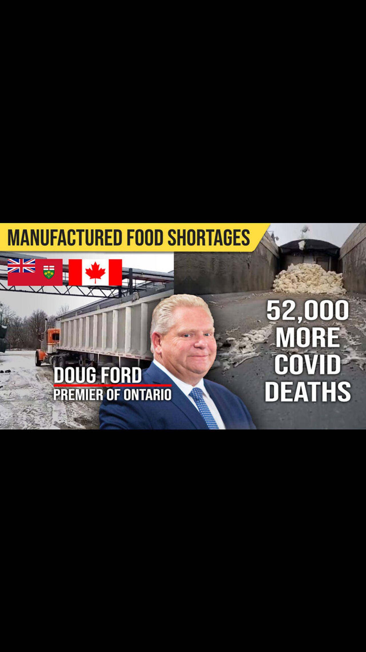 Manufactured Food Crisis : Ontario Chicken Killer : Doug Ford Covid Policies