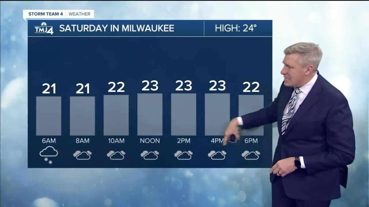 Morning flurries expected for Saturday