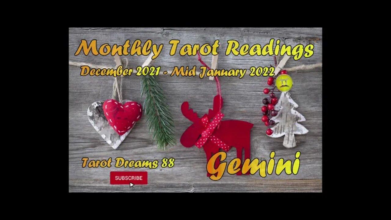 Gemini! December 2021 - Jan 2022 Tarot Reading | It Is Called Balance!!! | GeminI FULL MOON 2021