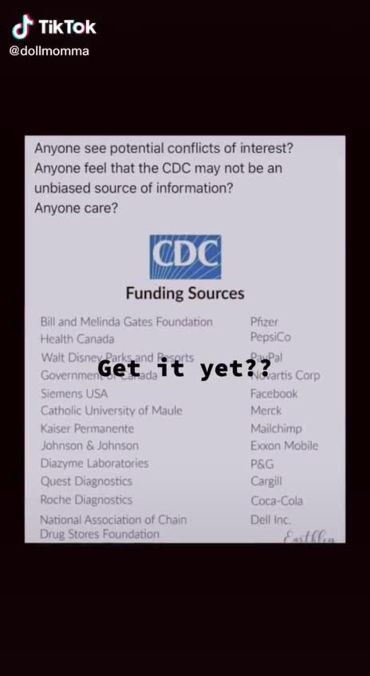 So who funds the CDC?